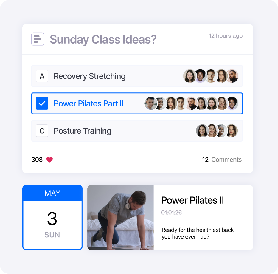 Promote participation with community channels and DMs