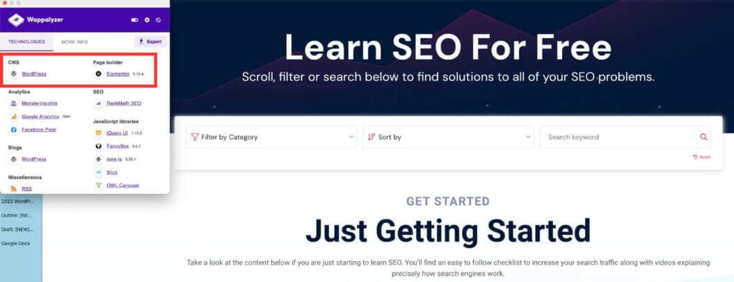 search logistics cms
