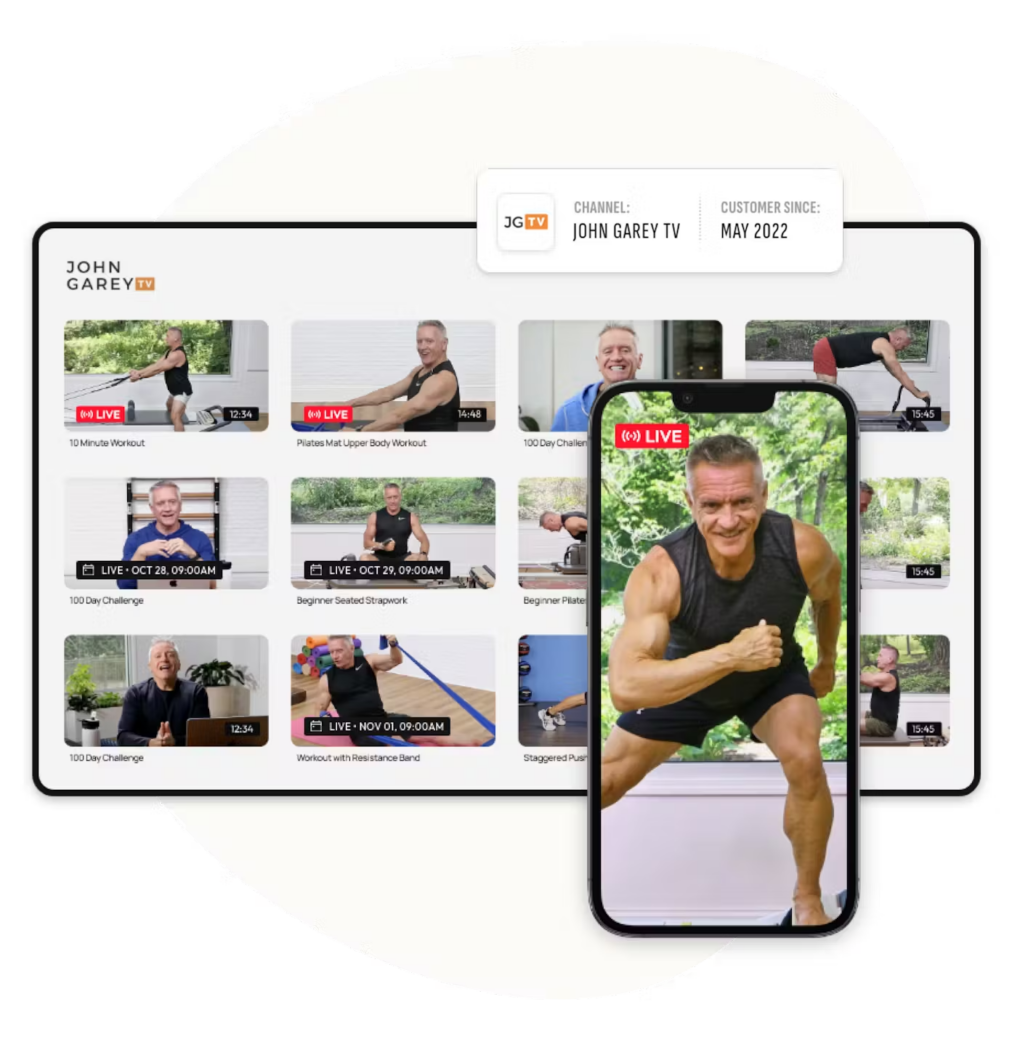 live streaming on uscreen