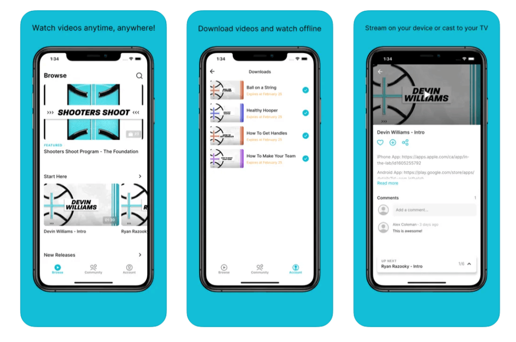 in the lab mobile app