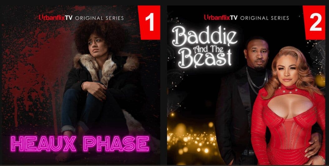 Urbanflix TV top two videos original series