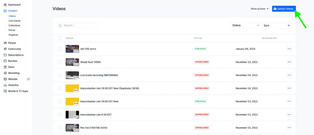 How to upload videos to Uscreen_s catalogue