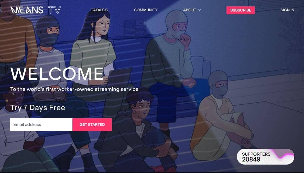 Means TV Uscreen Customer Example