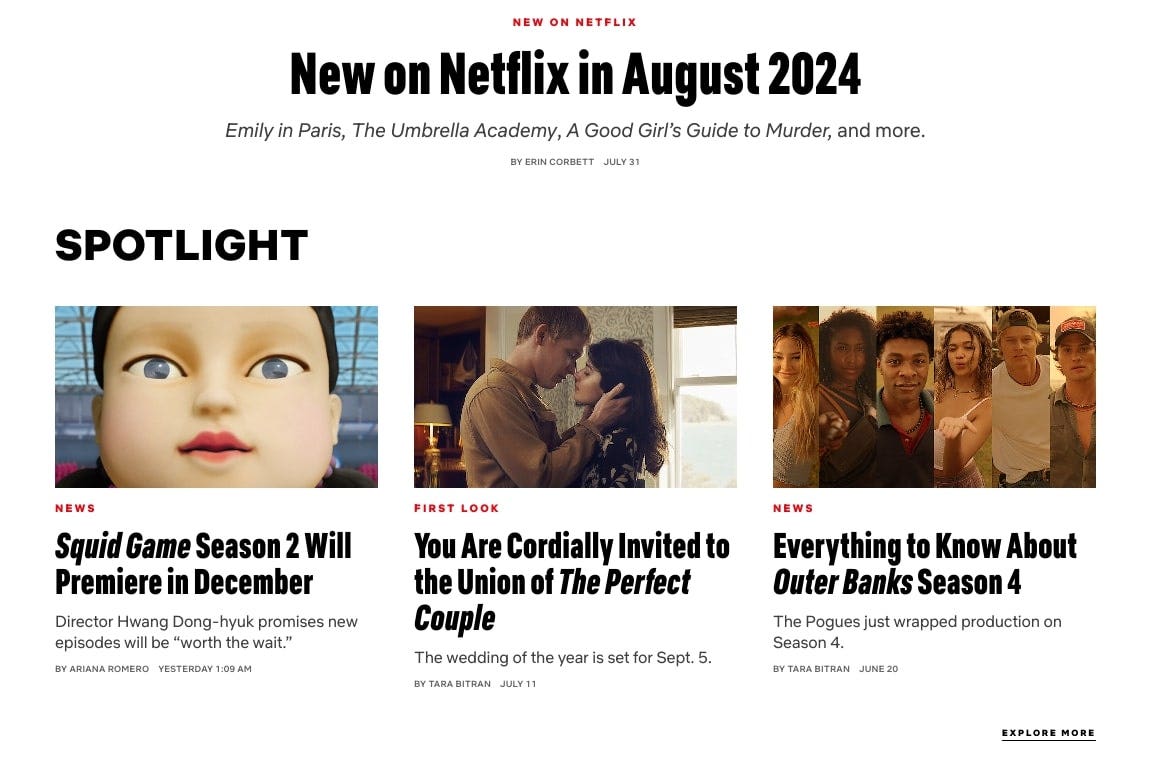 Netflix_s Tudum spotlight section