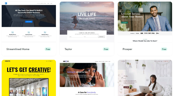 Kajabi website builder