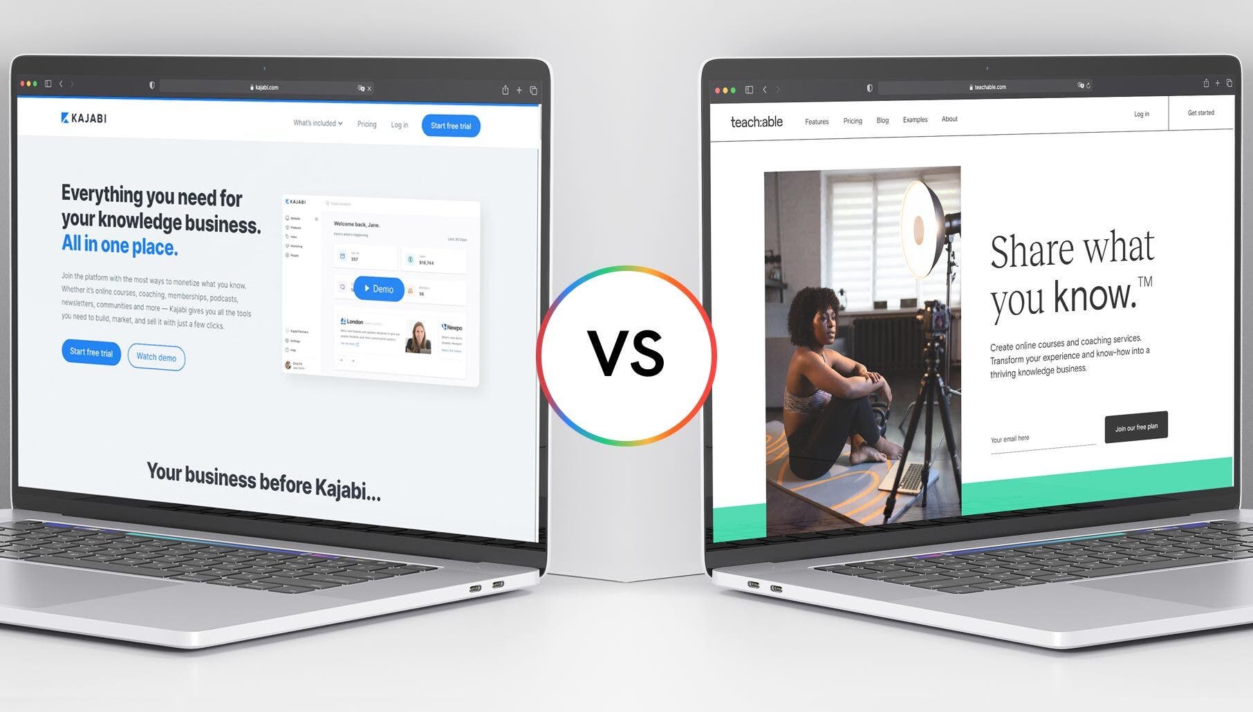 Kajabi vs Teachable: Which is the Better Course Platform?