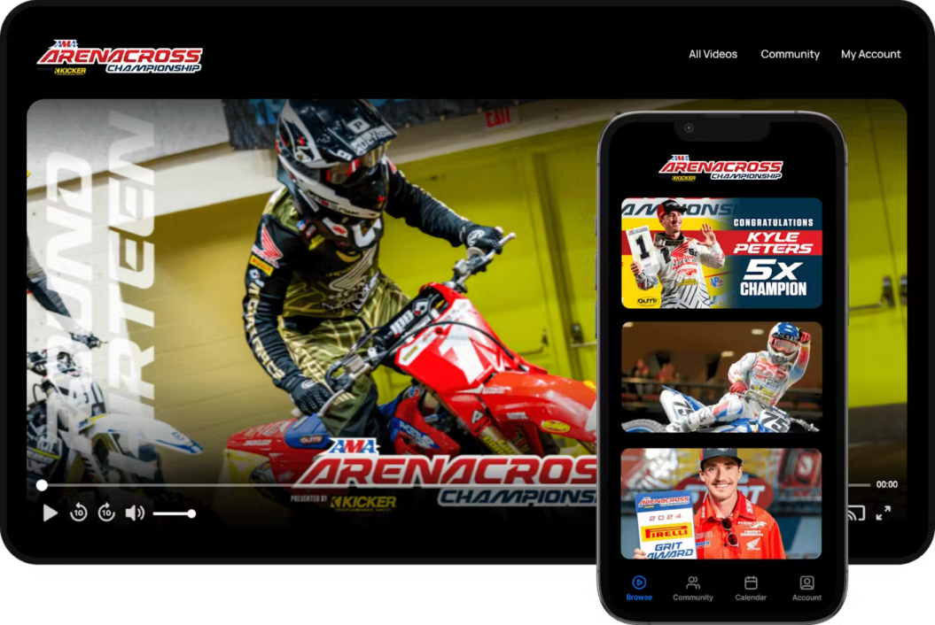 arenacross all access live video membership app