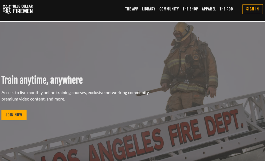 Blue Collar Firemen live monthly training membership