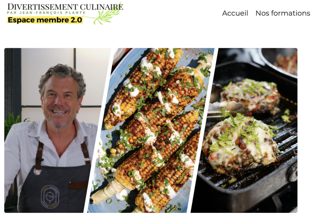 Examples of Divertissement Culinaire using close-up of food prep