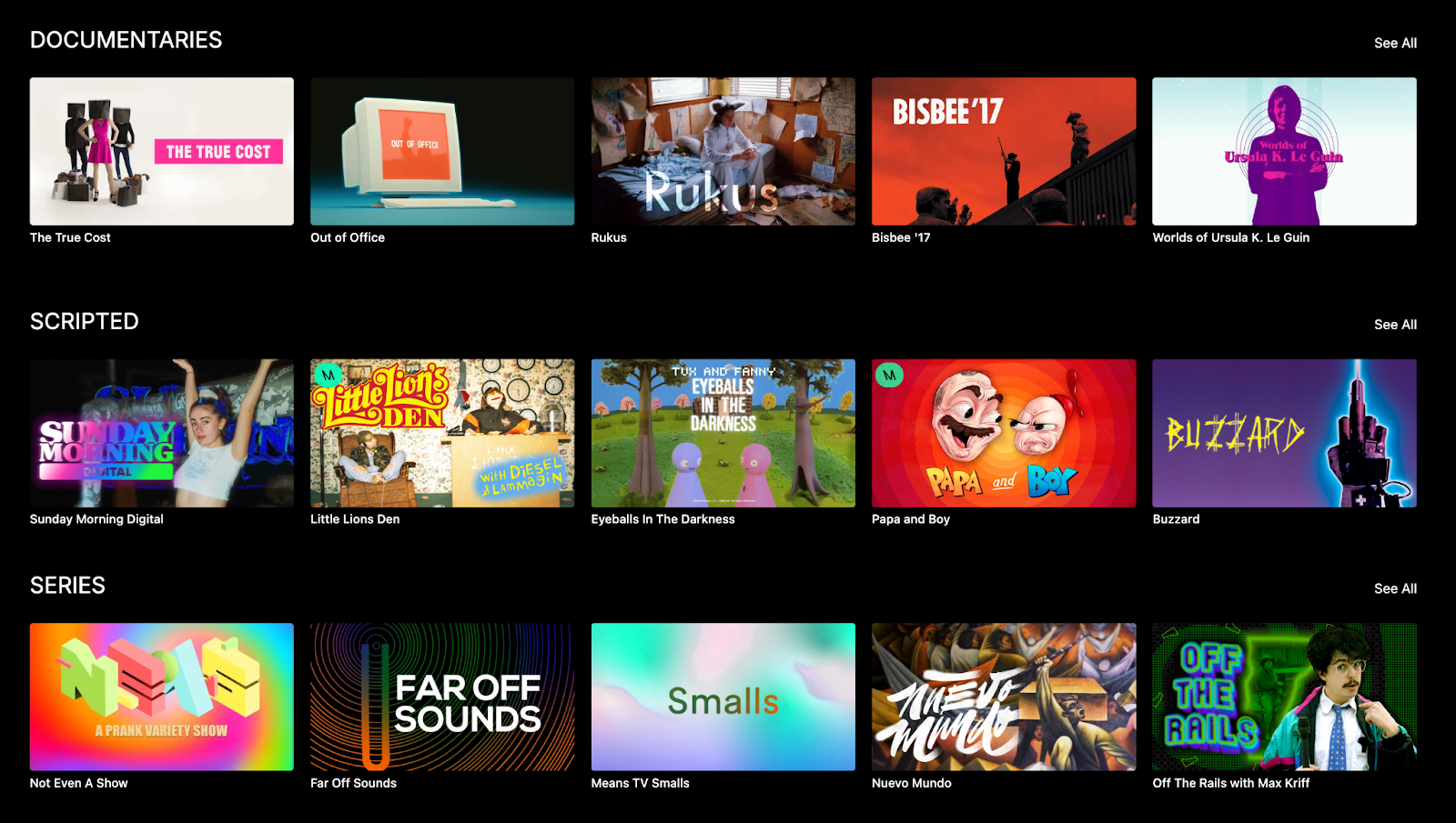 Means TV content library