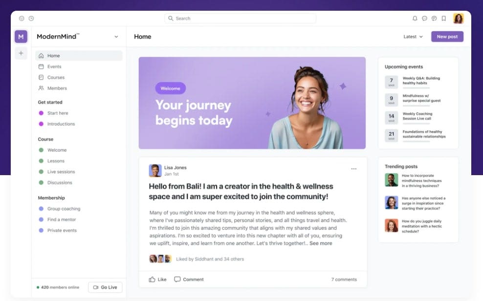 circle community screenshot