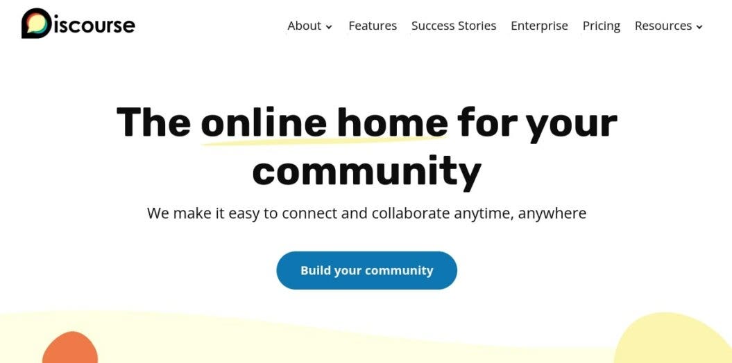 discourse homepage