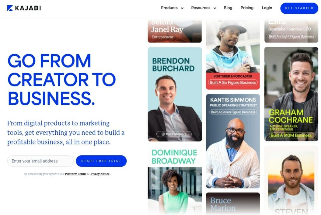 kajabi online community platform