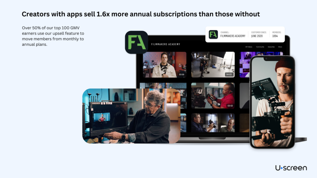 Filmmakers Academy OTT app sample