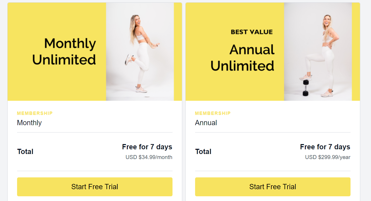 Fittest core - Fitness membership