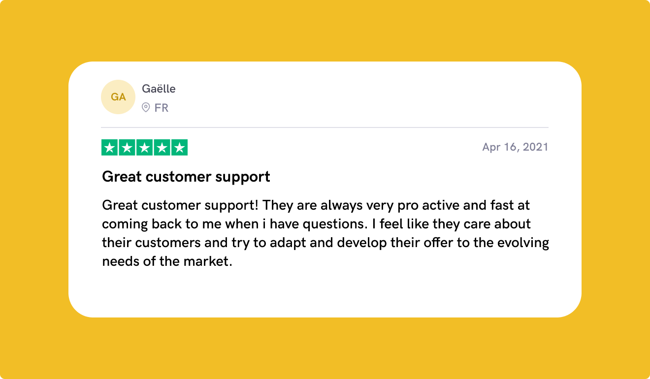 Gaëlle from France Reviews Uscreen.