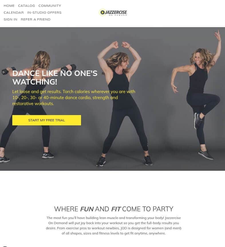 Jazzercise Homepage