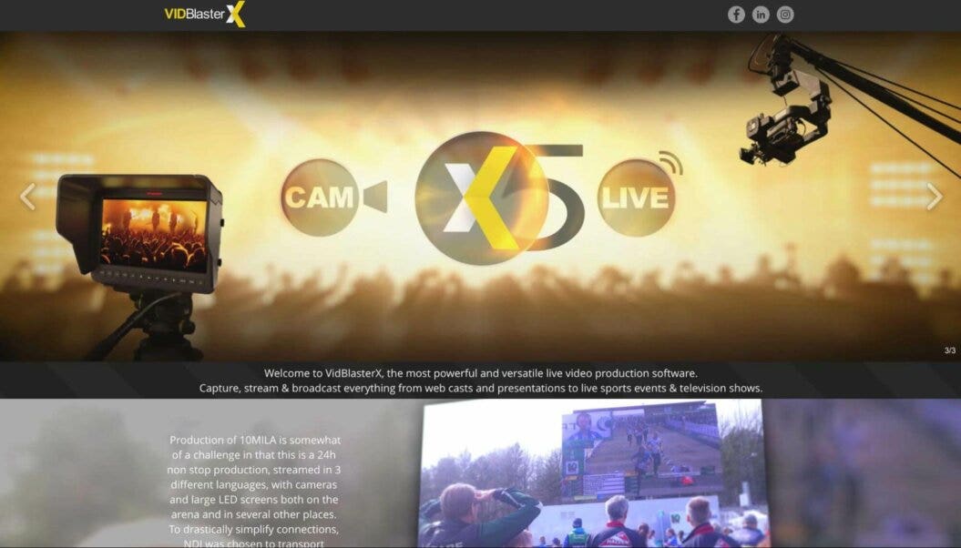 vidblasterx multistreaming software encoder