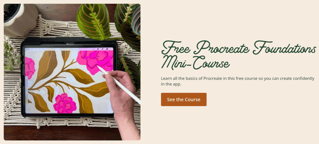 Free Procreate Foundations Mini-Course