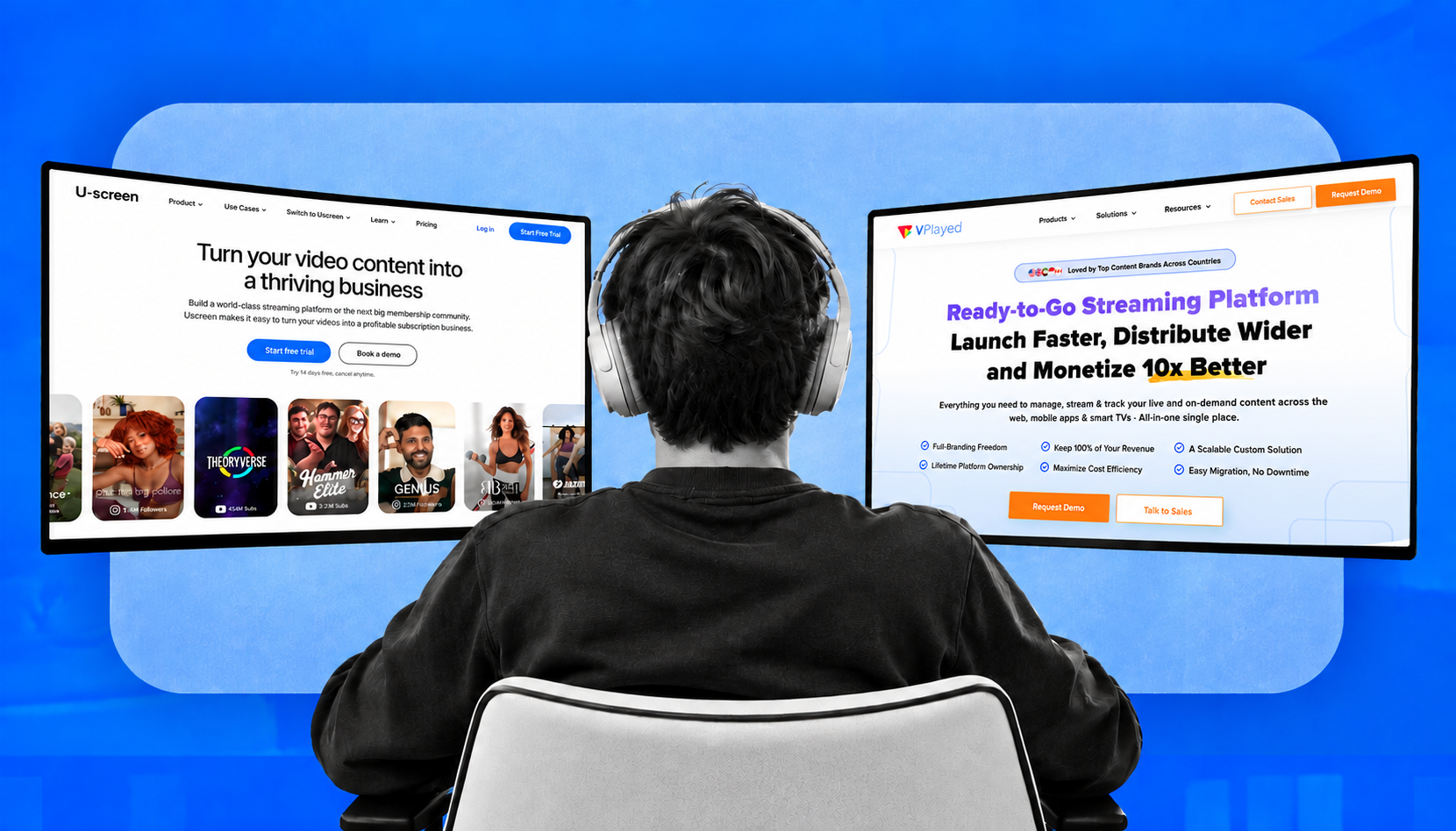 Uscreen vs VPlayed: which is right for your video business