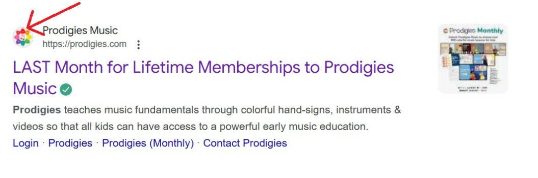 an image of a google result for Prodigies Music