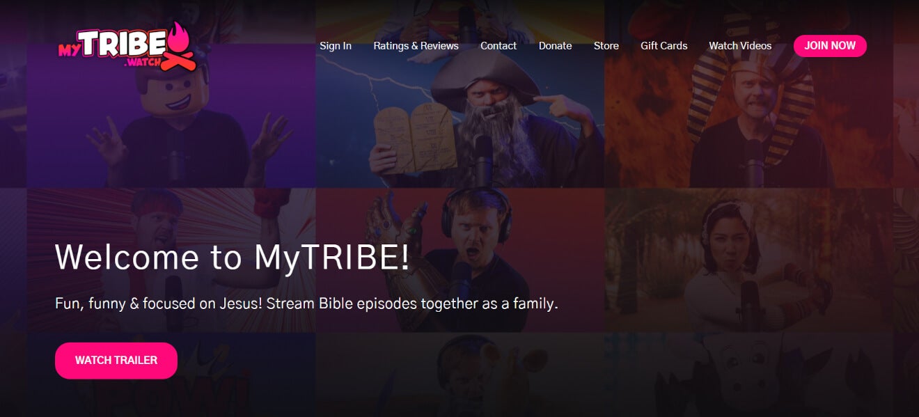 mytribe faith-led membership landing page