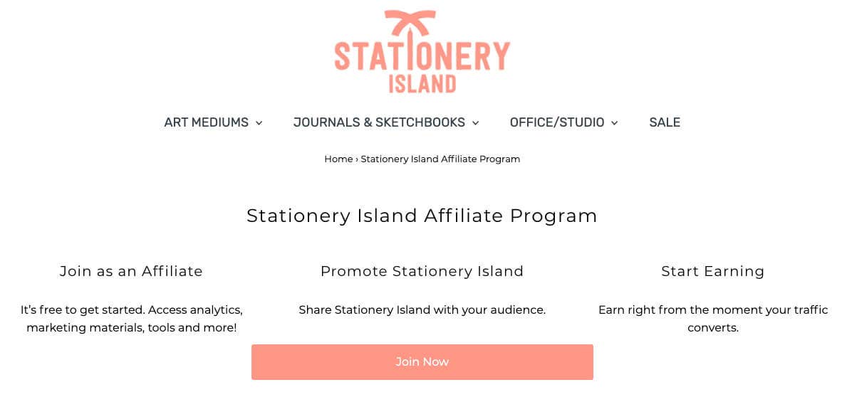 Stationery Island Affiliate Program