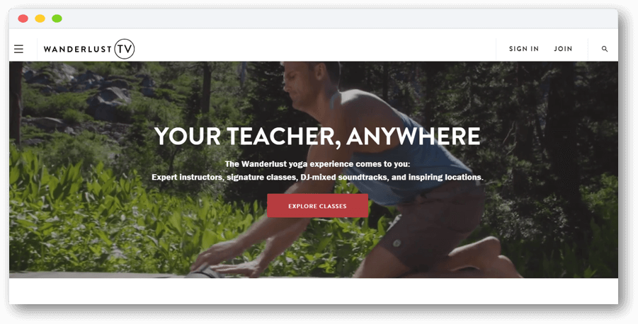 Wanderlust TV subscription business