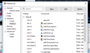 aegisub shortcuts video timing