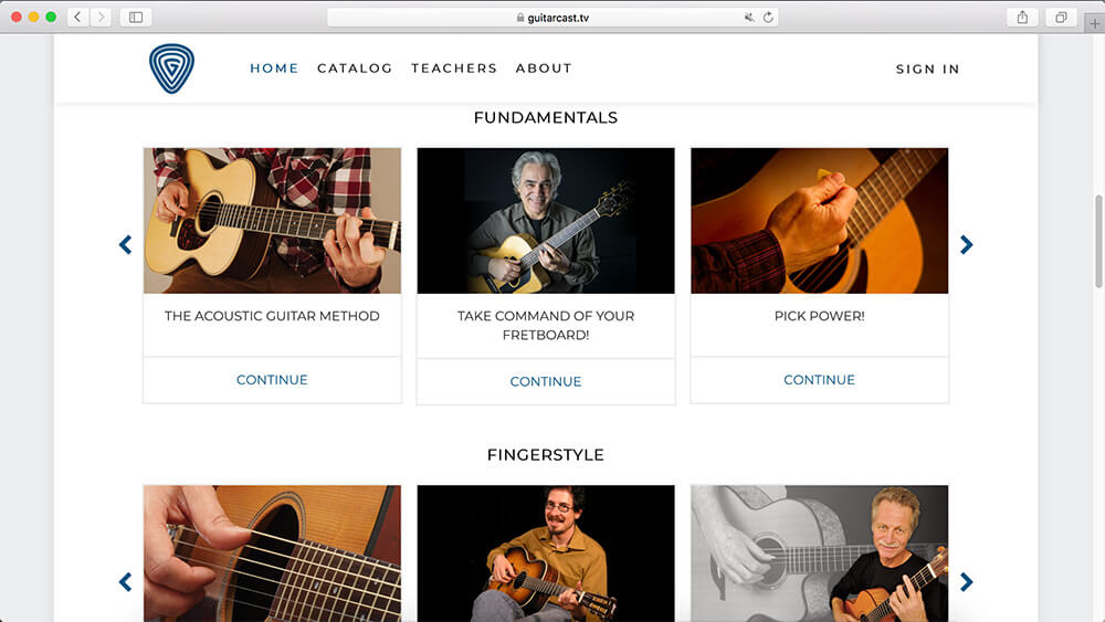 Guitarcast storefront