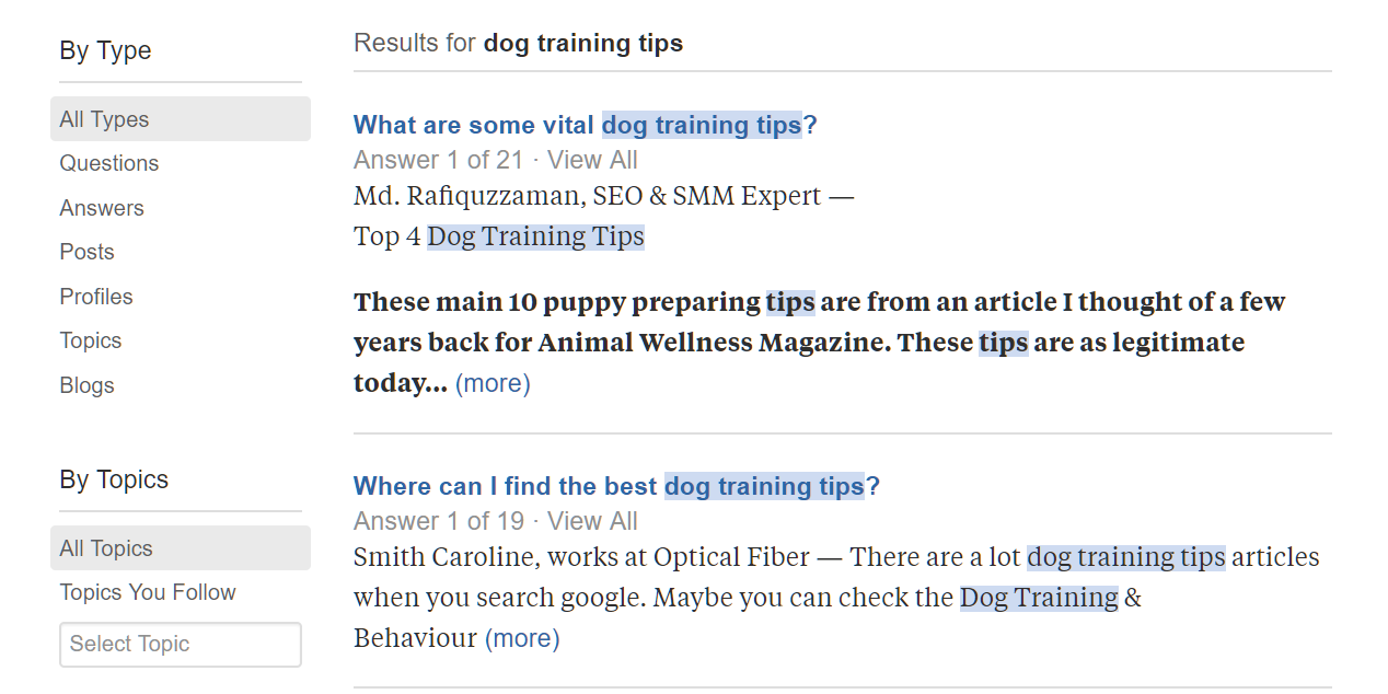 dog training tips