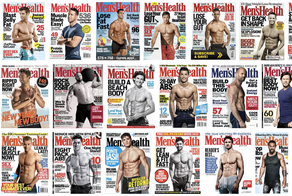 men’s health magazines covers