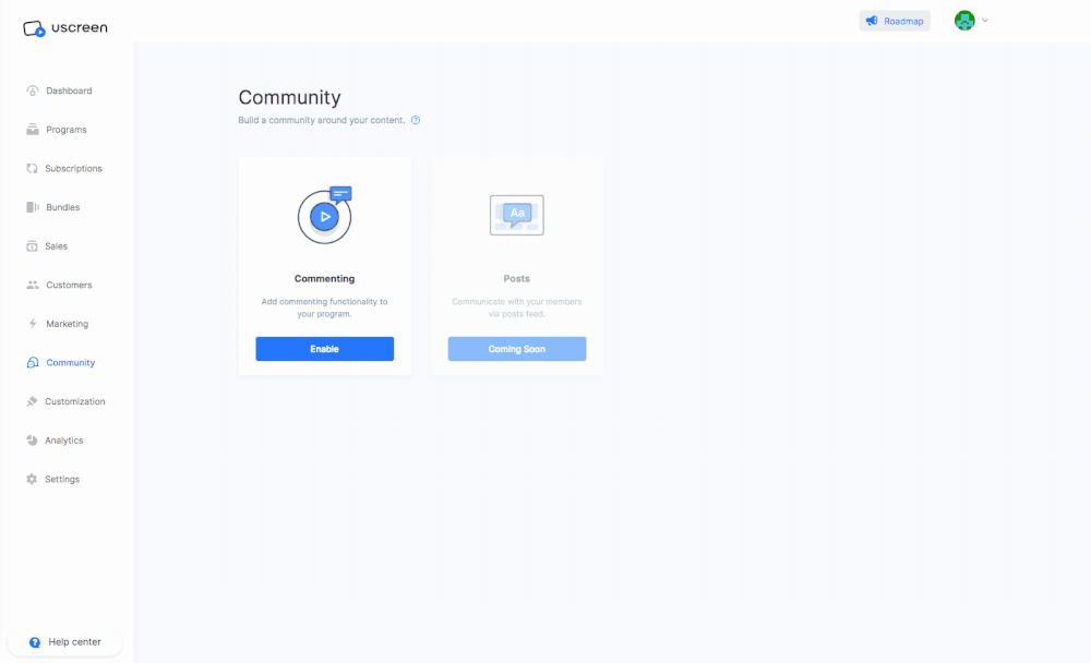 Showcasing the new commenting feature