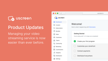 Uscreen Product Update
