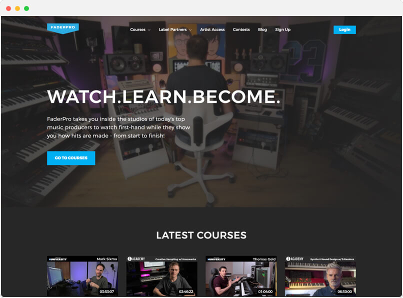 FaderPro Music Courses
