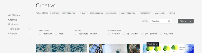 Skillshare Catalog
