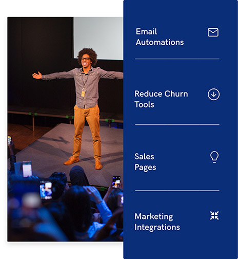 built-in marketing tools