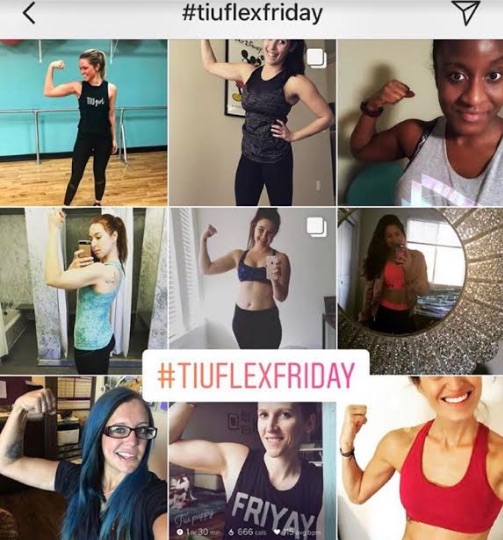 Tone it Up flex friday Instagram hashtag