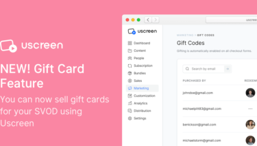 New Gift Card Feature Uscreen