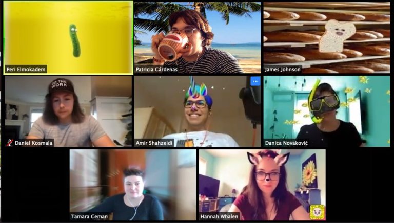 Uscreen remote work Zoom meeting