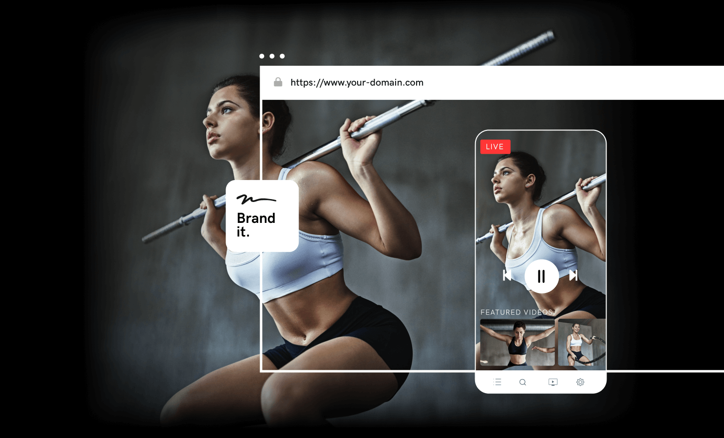 Fitness video streaming site