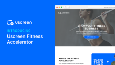 Uscreen Fitness Accelerator Feature