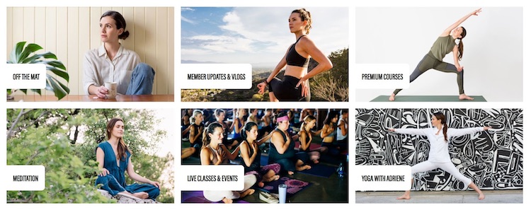 Find What Feels Good Yoga membership Homepage