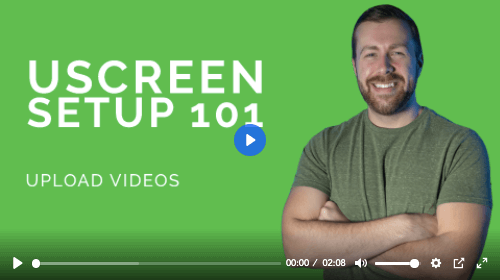 uscreen setup 101