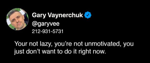 Gary Vaynerchuck tweet