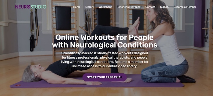 Neurostudio neurological workouts homepage