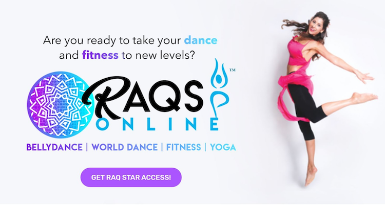 Raqs Online homepage