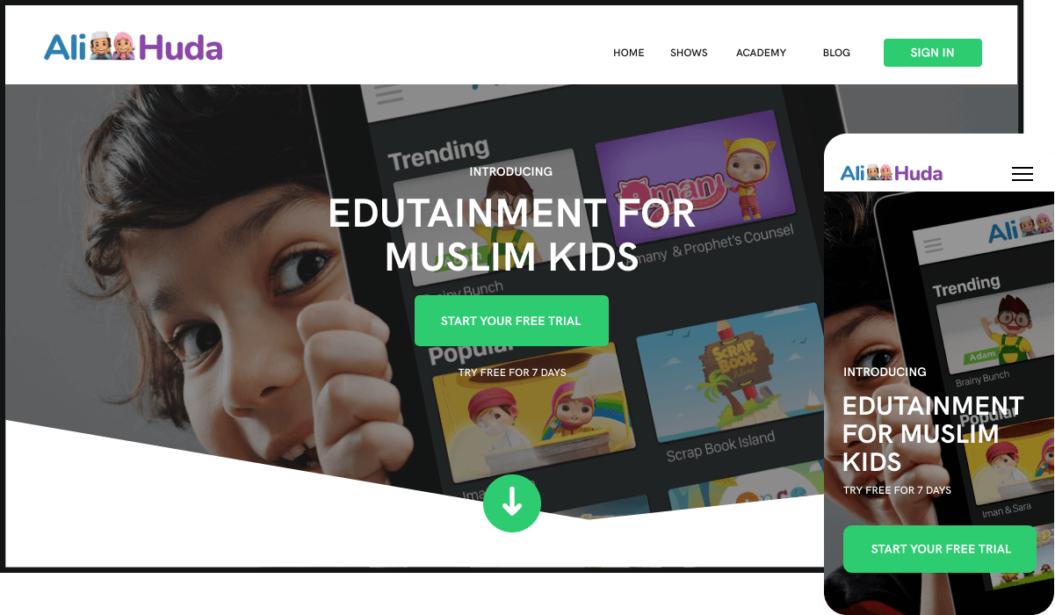 Ali Huda VOD Service