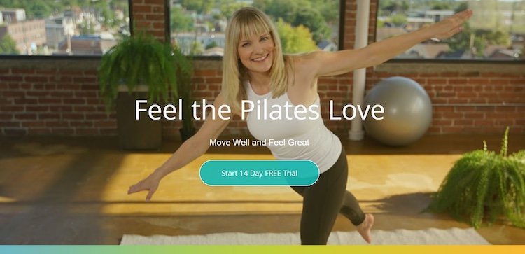 Body Harmonics Pilates SVOD homepage