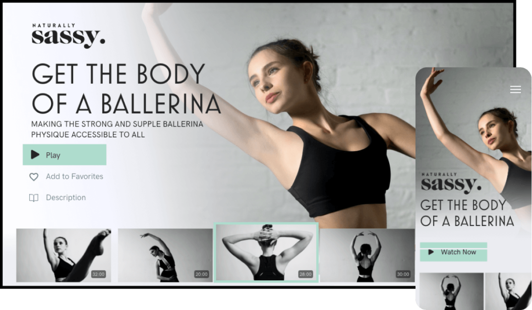 Naturally Sassy Health and Fitness Streaming service